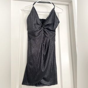 Halter mini dress